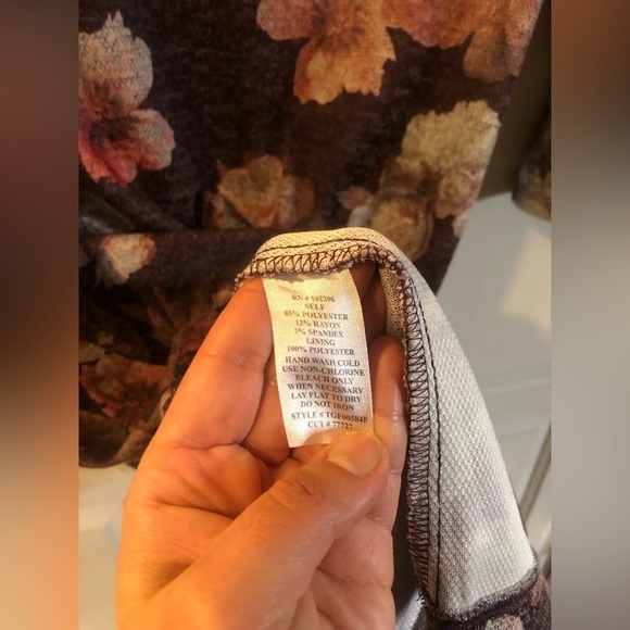 Connected Apparel floral Dress sz 8 - Picture 5 of 6